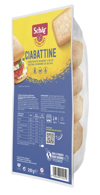 SCHAR CIABATTINA 200 G - Gruppofarmastore.it