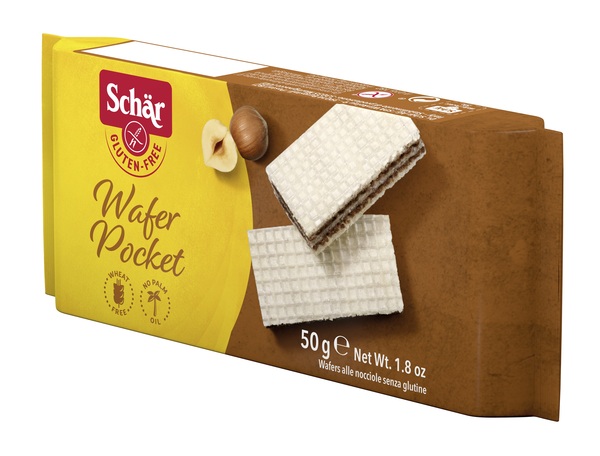 SCHAR WAFER POCKET ALLA NOCCIOLA 50 G - Gruppofarmastore.it