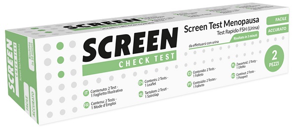 SCREEN TEST RAPIDO FSH/MENOPAUSA URINA 2 PEZZI - Gruppofarmastore.it