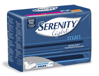PANNOLINO SERENITY LIGHT MAN EXTRA COMFORT 15 PEZZI - Gruppofarmastore.it