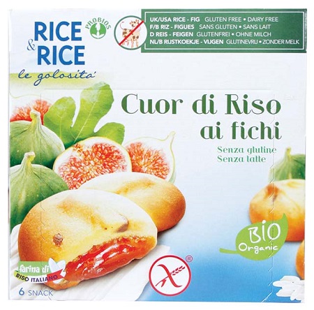 RICE&RICE CUOR DI RISO AI FICHI SENZA LATTE 6 X 33 G - Gruppofarmastore.it