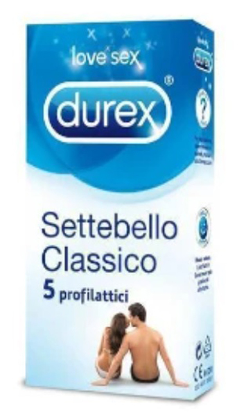 PROFILATTICO DUREX SETTEBELLO CLASSICO 5 PEZZI - Gruppofarmastore.it