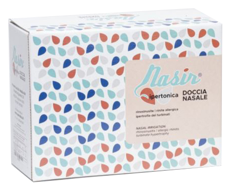 NASIR LAVAGGIO NASALE SOLUZIONE IPERTONICA KIT COMPOSTO DA 3 SACCHE 250 ML + 3 BLISTER - Gruppofarmastore.it