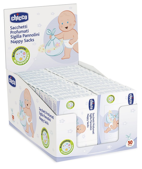 CHICCO SACCHETTI PROFUMATI PANNOLINI - Gruppofarmastore.it