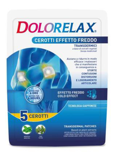 DOLORELAX CEROTTO EFFETTO FREDDO 5 PEZZI - Gruppofarmastore.it