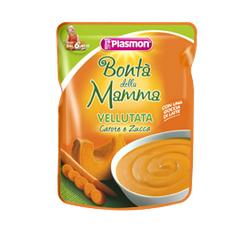 PLASMON POUCHES VELLUTATA DI CAROTE E ZUCCA 180 G - Gruppofarmastore.it
