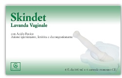 SKINDET LAVANDA VAGINALE 4 FLACONI 140 ML + 4 CANNULE MONOUSO IN BLISTER - Gruppofarmastore.it