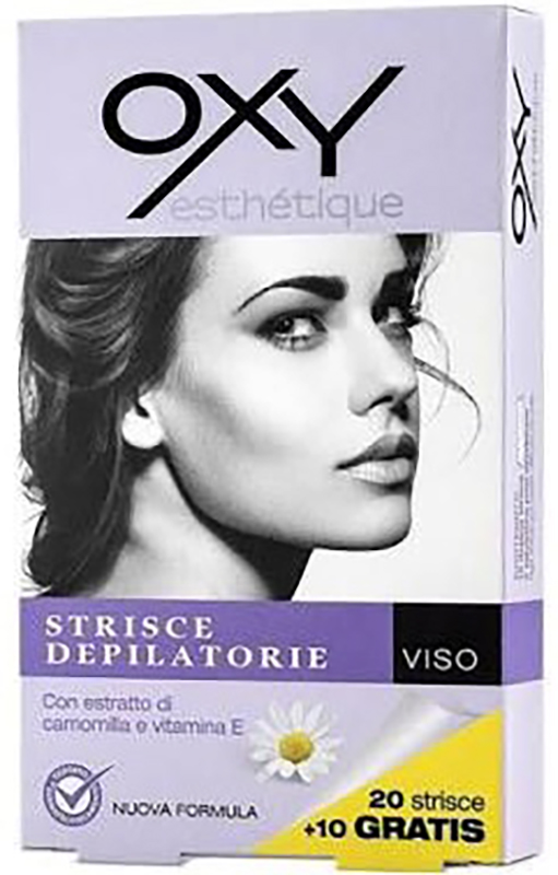 OXY STRISCE DEPILATORIE VISO 20 PEZZI - Gruppofarmastore.it