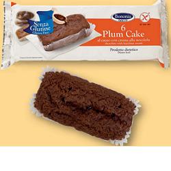 BONONIA PLUMCAKE AL CACAO CON CREMA ALLA NOCIOLA SENZA GLUTINE 6 X 45 G - Gruppofarmastore.it
