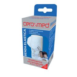 BENDA ELASTICA CEROXMED 6X450 CM CON GANCIO 1 PEZZO - Gruppofarmastore.it