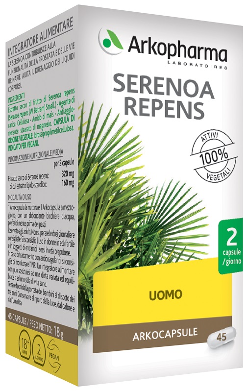 SERENOA REPENS 45 VEGI CAPSULE - Gruppofarmastore.it