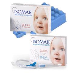 FILTRO RICAMBIO ASPIRATORE NASALE ISOMAR 20 PEZZI - Gruppofarmastore.it