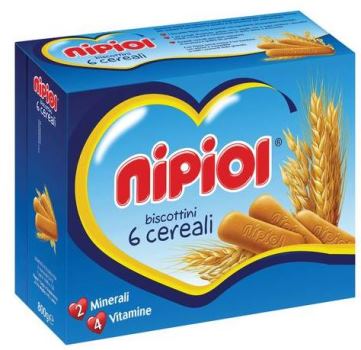 NIPIOL BISCOTTINI 6 CEREALI 800 G - Gruppofarmastore.it