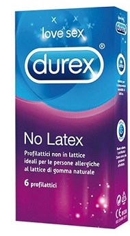 PROFILATTICO DUREX NO LATEX 6 PEZZI - Gruppofarmastore.it
