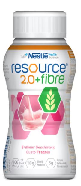 RESOURCE 2,0 + FIBRE FRAGOLA 200 ML - Gruppofarmastore.it