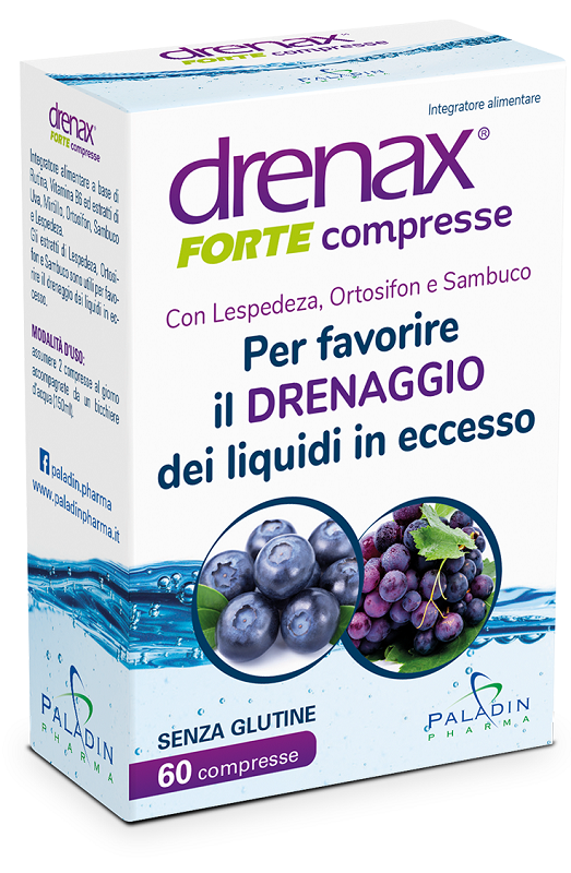 DRENAX FORTE MIRTILLO 60 COMPRESSE - Gruppofarmastore.it