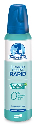 SANO E BELLO SHAMPOO MOUSSE RAPID NF MUSCHIO BIANCO 300 ML - Gruppofarmastore.it