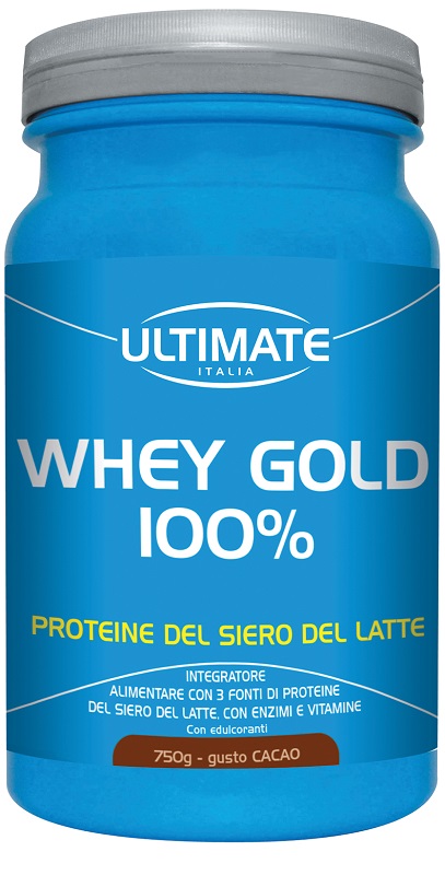 WHEY GOLD 100 % CACAO 750 G 1 PEZZO - Gruppofarmastore.it