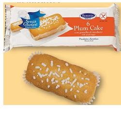 BONONIA PLUMCAKE CON GRANELLA DI ZUCCHERO SENZA GLUTINE 6 X 37 G - Gruppofarmastore.it