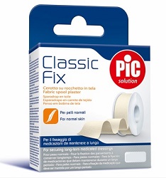 CEROTTO IN ROCCHETTO PIC CLASSIC FIX TELA BIANCO 2,5X500 CM FUSTELLA - Gruppofarmastore.it