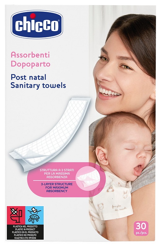 CHICCO ASSORBENTI PROTECTION POSTPARTO 30 PEZZI - Gruppofarmastore.it