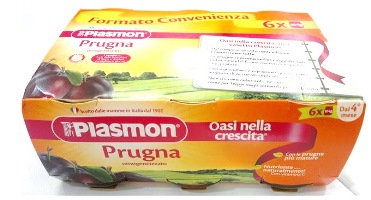 PLASMON OMOGENEIZZATO PRUGNA 6 X 104 G - Gruppofarmastore.it