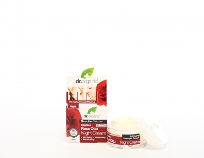 DR ORGANIC ROSE OTTO ROSA NIGHT CREAM CREMA VISO NOTTE 50 ML - Gruppofarmastore.it