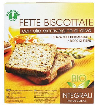 FETTE BISCOTTATE INTEGRALI SENZA ZUCCHERO 270 G - Gruppofarmastore.it