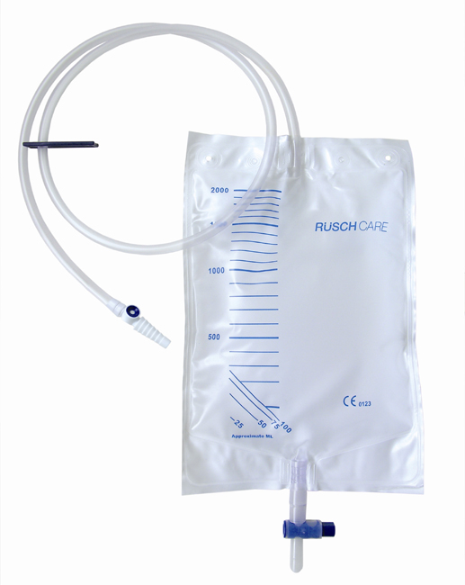 SACCA DI DRENAGGIO LETTO PER INCONTINENZA 2000ML IN PVC CON VALVOLA DI NON RITORNO E SCARICO STERILE CON TUBO DI RACCORDO 120CM 1 PEZZO RIUTILIZZABILE - Gruppofarmastore.it