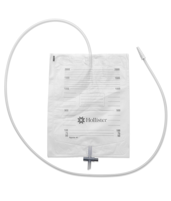 SACCA URINA DA LETTO HOLLISTER CON ANTIREFLUSSO E RUBINETTO DI SCARICO TUBO 130 CM 30 PEZZI - Gruppofarmastore.it