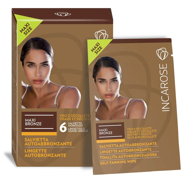 INCAROSE MAXI BRONZE 6 SALVIETTE VEG* - Gruppofarmastore.it