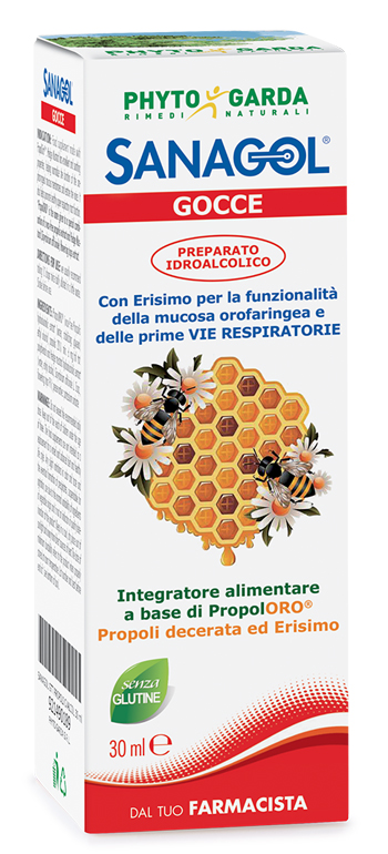SANAGOL GOCCE PROPOLI ESTRATTO IDROALCOLICO 30 ML - Gruppofarmastore.it