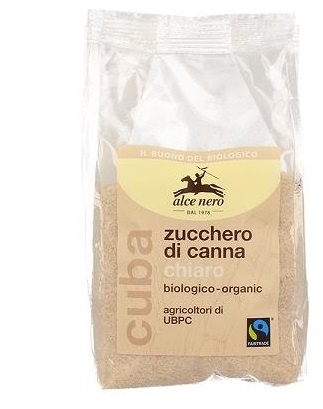 ZUCCHERO DI CANNA CHIARO BIO CUBA FAIRTRADE 500 G - Gruppofarmastore.it