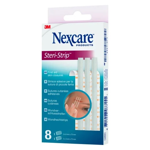 CEROTTO PER SUTURA NEXCARE STERISTRIP 6X75 MM + 3X75 MM - Gruppofarmastore.it
