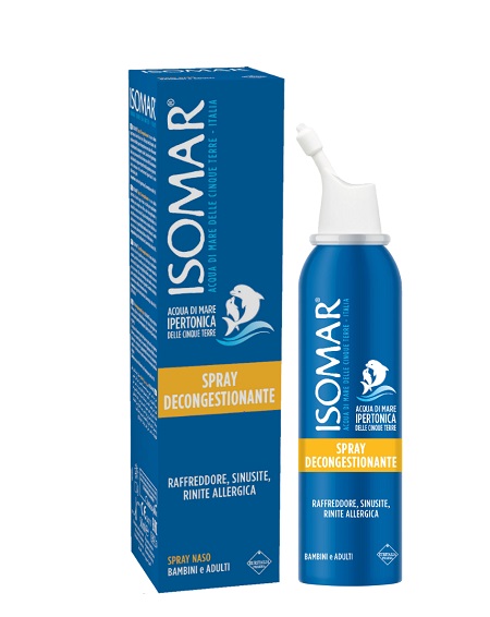 ISOMAR NASO CHIUSO SOLUZIONE ACQUA DI MARE IPERTONICA PER DECONGESTIONE NASO CHIUSO 50 ML - Gruppofarmastore.it