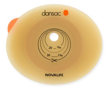 PLACCA PER COLO ILEO ED UROSTOMIA DANSAC NOVALIFE2 70MM RITAAGLIABILE 10-62 - Gruppofarmastore.it
