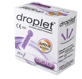 LANCETTE PUNGIDITO DROPLET GAUGE 30 25 PEZZI - Gruppofarmastore.it