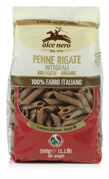 PENNE 100% FARRO INTEGRALE BIO 500 G - Gruppofarmastore.it