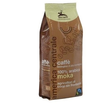 CAFFE' 100% ARABICA BIO MOKA FAIRTRADE 250 G - Gruppofarmastore.it