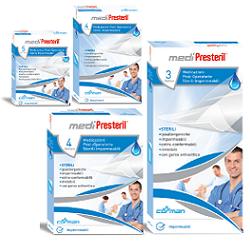 MEDICAZIONE MEDIPRESTERIL POST OPERATORIA IMPERMEABILE STERILE 7,5X10CM 4 PEZZI - Gruppofarmastore.it