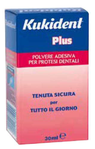 KUKIDENT PLUS POLVERE ADESIVA PER PROTESI DENTARIE 30 G - Gruppofarmastore.it