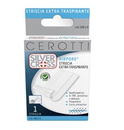 CEROTTO SILVER CROSS STRIP AIRPORE 100X9 CM 1 PEZZO - Gruppofarmastore.it