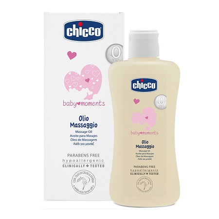 CHICCO COSMETICI BABY MOMENTS OLIO MASSAGGIO 200 ML - Gruppofarmastore.it