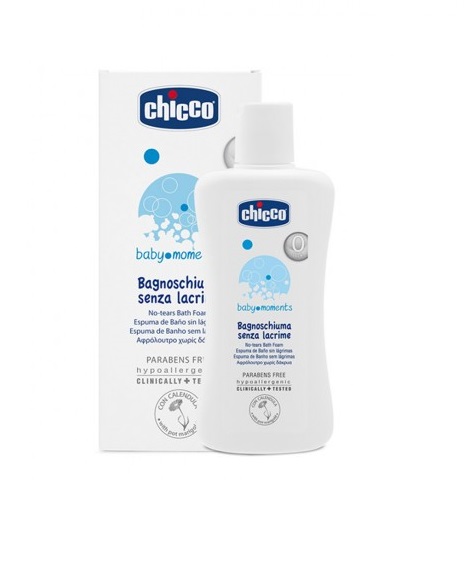 CHICCO COSMETICI BABY MOMENTS BAGNOSCHIUMA 200 ML - Gruppofarmastore.it