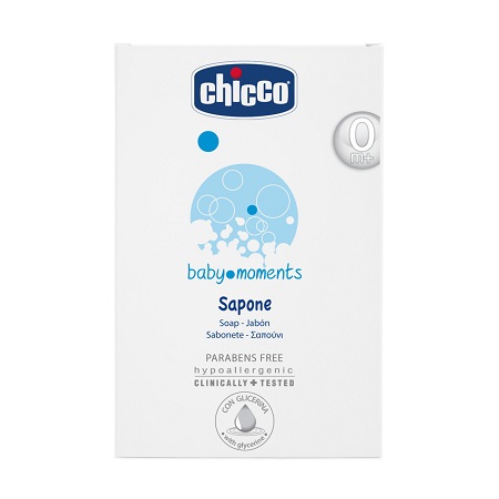 CHICCO COSMETICI BABY MOMENTS SAPONETTA 100 G - Gruppofarmastore.it