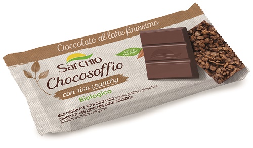 CHOCOSOFFIO BARRETTA CIOCCOLATO LATTE FINISSIMO E RISO CROCCANTE 25 G - Gruppofarmastore.it