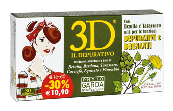3D IL DEPURATIVO 30 COMPRESSE - Gruppofarmastore.it