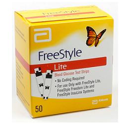 STRISCE MISURAZIONE GLICEMIA FREESTYLE LITE 50 PEZZI - Gruppofarmastore.it