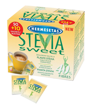 HERMESETAS STEVIA 50+10 BUSTINE - Gruppofarmastore.it