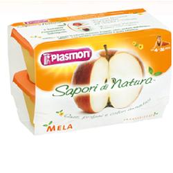 PLASMON SAPORI DI NATURA OMOGENEIZZATO MELA 100 G X 4 PEZZI - Gruppofarmastore.it